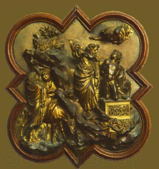 Lorenzo Ghiberti Sacrifice of Isaac Spain oil painting art
